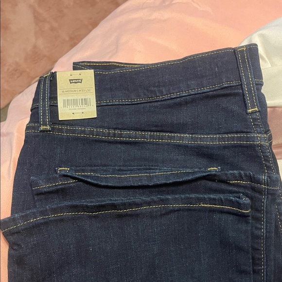 Levi's Dark Indigo Bootcut Jeans - Picture 3 of 4